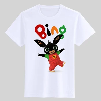 

anime cartoon t shirt for girls tshirt cute Bing Rabbits print graphic t shirts funny Children's girl t-shirt kids clothes boys