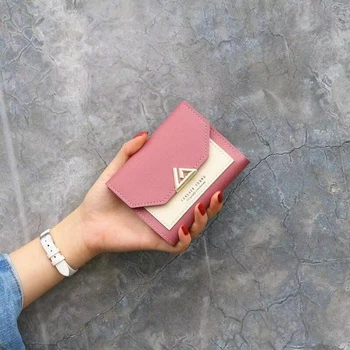 

Women Ladies Wallet Leather Hasp Coin Women Ladies Wallet Leather Snap Coin Purse Clutch Handbag Small Mini Card Holder