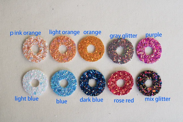 10pcs 23mm 28mm Round  Cartoon glitter toy safety eyes  doll pupil eyes with washer for handpaint eyes --color size option-T10 4