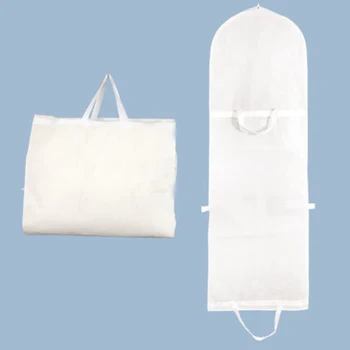 

Garment Dress Cover Dustproof Storage Bag Foldable Long Bridal Wedding Dresses DEC889