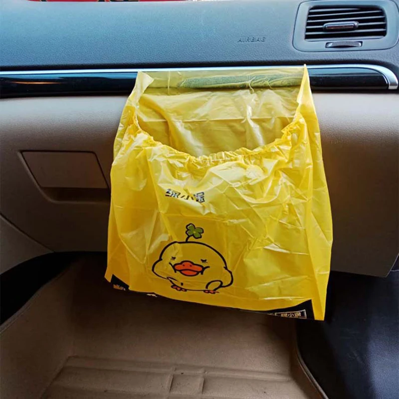 

Customizable pattern 3D car trash bag adhesive Automobiles Interior car accessories Stowing Tidying auto seat organizer