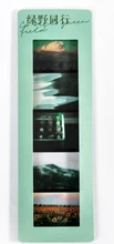  PET Film Bookmark Sticker Creative Text Landscape Sky Bookmark Book Holder School Supplies Material Decorative Sticker 