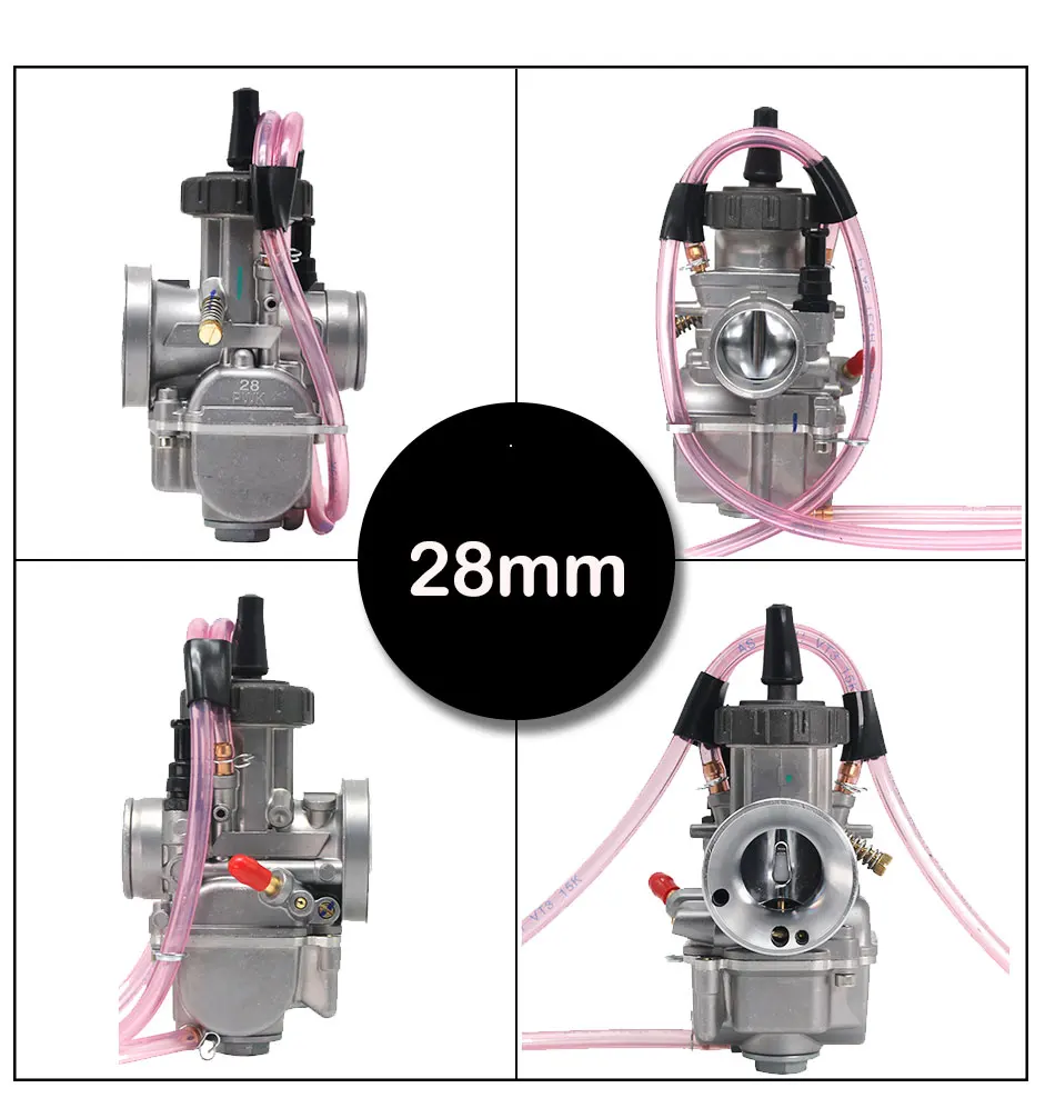 ZSDTRP Универсальный PWK Carburador мотоцикл карбюратор для Keihi Maikuni Dellorto Koso с силовой струей 28 мм 30 мм 32 мм 34 мм