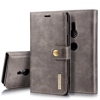 

DG.Ming Leather Card Magnetic Phone Cases for Sony Xperia XZ Xperia XZS Xperia XZ1 Xperia XZ2 Compact Xperia XZ3 Phone Cover