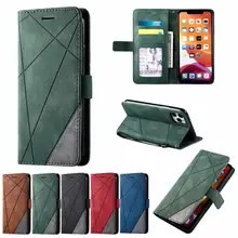 New Splice Book Case For Samsung Galaxy S20 Plus A71 A51 A50 A10S   Magnetic Skin Feel Leather Wallet Card Flip Stand Phone Case