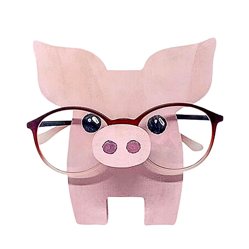  NEWDEZHI Creative Animal Glasses Holder, Wooden Eyeglass Holder,  Cute Pet Glasses Stand for kids, Handmade Carving Sunglasses Display Rack  Home Office Desk Decor Gift (yorkie) : Home & Kitchen