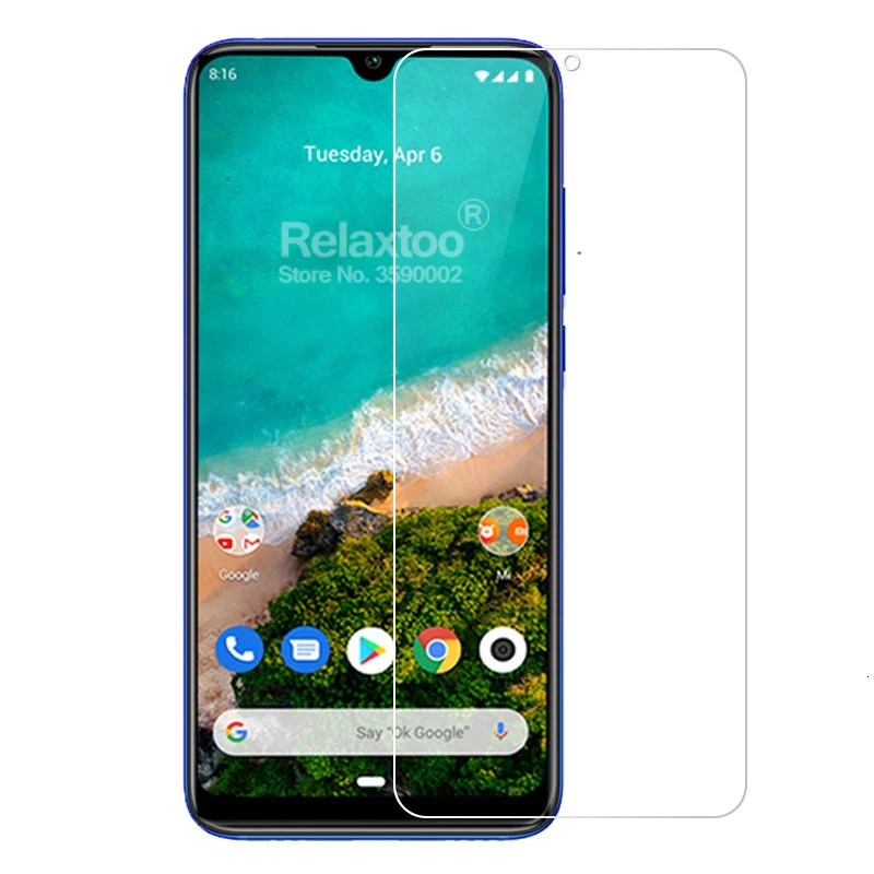Защитное стекло для xiaomi mi a3 закаленное 2.5D | Мобильные телефоны и аксессуары