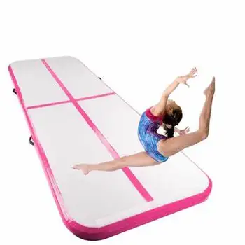 New High Jumping Track 3M,4M,5M Inflatable Airtrack Floor Gymnastics Gym Mattress Home Use Air Floor Training Mat Bouncer Cheap