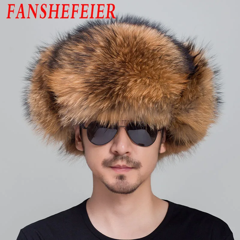 JINBAOSEN Echten Fuchs Pelz hюте фюре меннер ехт ващбярен пельз леи Фэн Каппен русиша зима myanner Ohr hюте фюр фраен