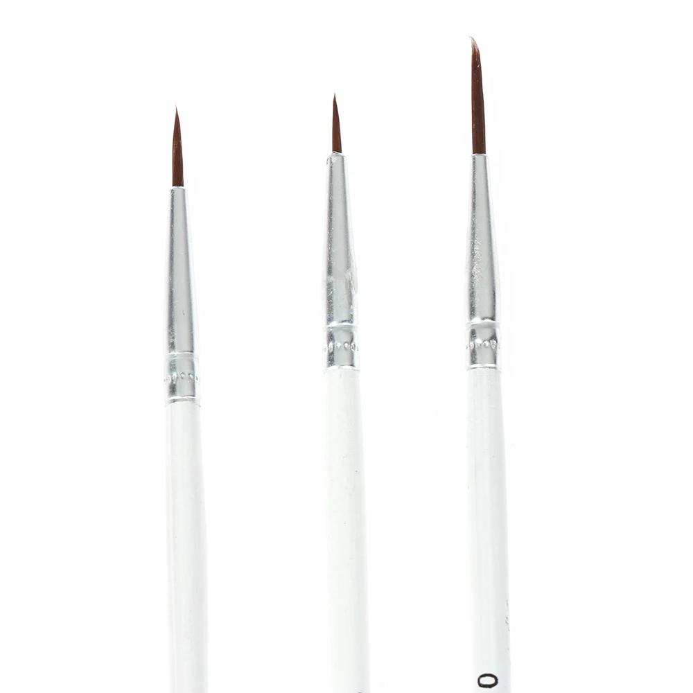 

10Pcs/set White Fine Hand Painted Thin Hook Line Pen Art Supplies Drawing Art Pen Paint Brush Nylon Brush Acrylic Painting Pen