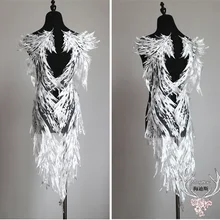 Слоновой кости большие крылья аппликация полиэстер вышитые кружева свадебное платье обратно Diy цветок кружева аппликация ткани материал