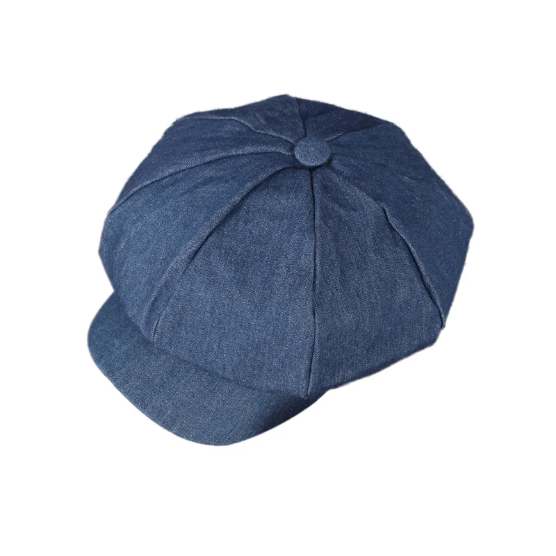 CQ0520 британский стиль ретро шляпа темно-синий солнцезащитный крем для гольфа hat888 - Цвет: Синий