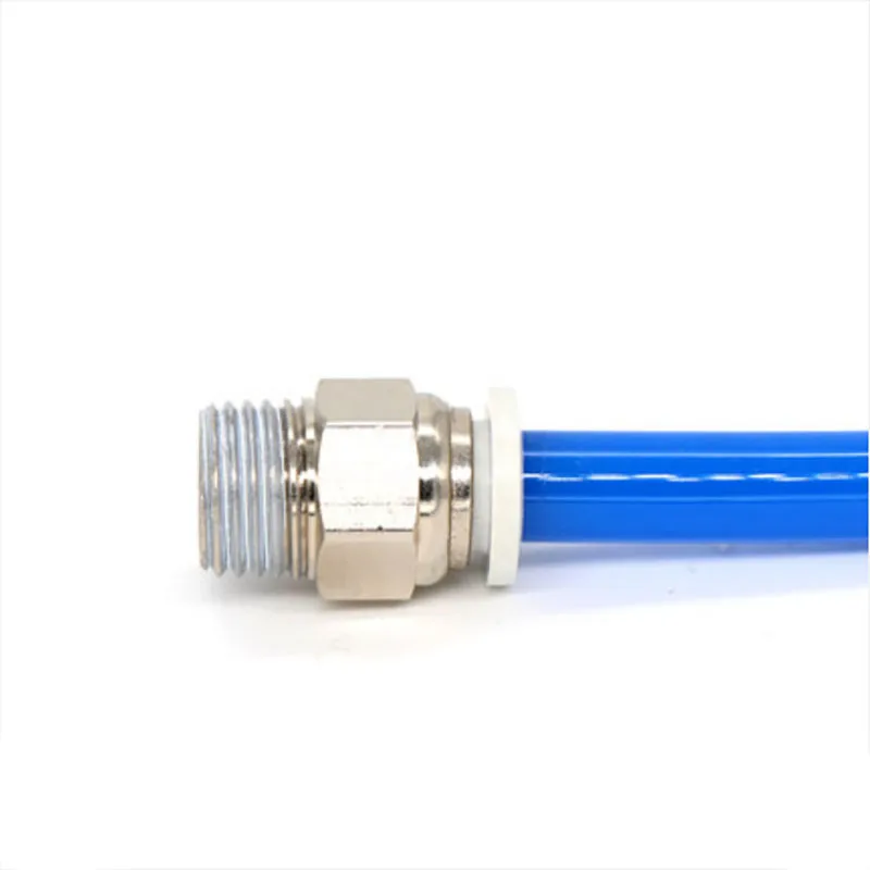 Free shipping HIGH QUALITY BSPT PC4-01_white,PC6-01_white,PC8-01_white, Pneumatic Connectors male straight one-touch fittings