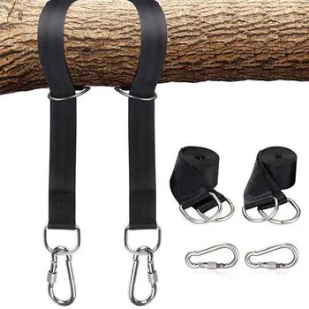 

Swing Hammock Tree Suspension Kit Hook Garden Swing Accessories 1.5m Hanging Kit Heavy Swing Tree Belt/rope Load-bearing 350KG