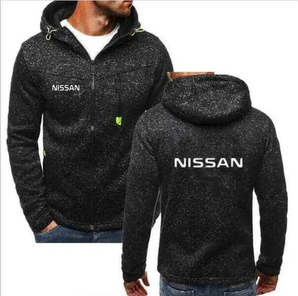 Новая пара nissan Толстовка мужская мода nissan куртка спортивная куртка на молнии Толстовка
