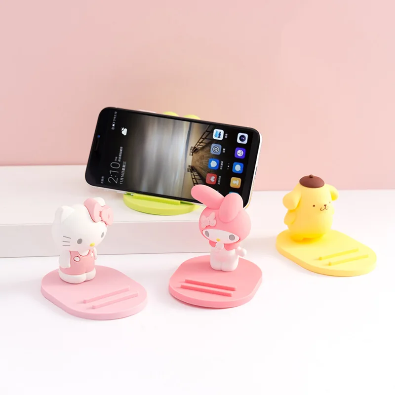 Cartoon Kawaii My Melody Hello Kitty Mobile Phone Holder for iPhone Huawei Xiaomi Samsung Desk Stand | Игрушки и хобби