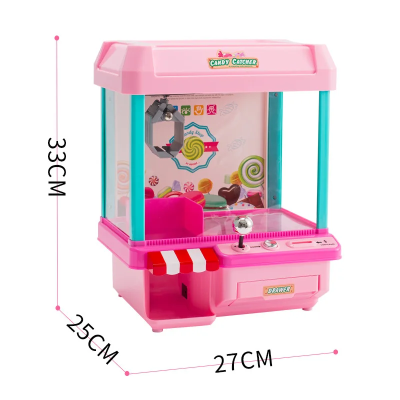 

Douyin Celebrity Style Mini Doll Clip Slot Machine Claw Machine Capsule Toy Clip Doll Machine Candy Machine Light Included Light