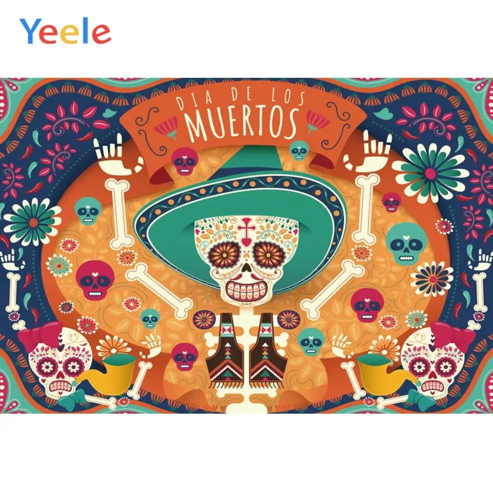 Yeele Day of the Dead soul Miss индивидуальные вечерние тканевые фоны для фотосъемки