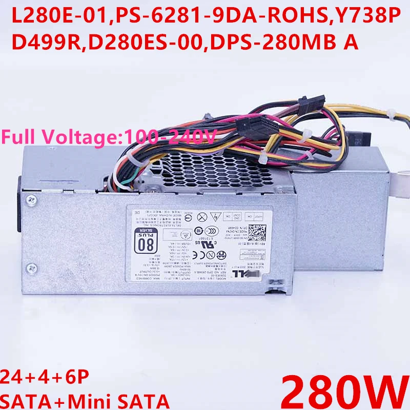 GENUINE Dell Y738P Optiplex XE SFF 280W Power Supply PSU DPS-280MB A D499R