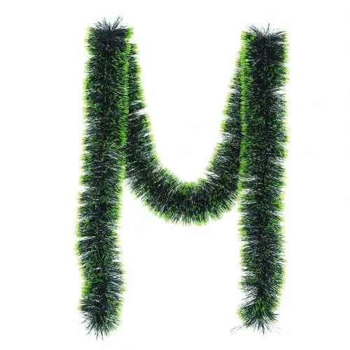 GarlandBlackishGreen 200 см рождественские шары-бантики, гирлянда, дерево, орнамент, торговый центр, бар, Санта, вечерние принадлежности, рождественские украшения для дома, свадьбы, вечеринки - Цвет: GarlandBlackishGreen