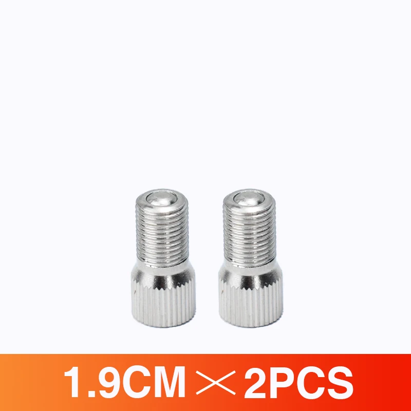 2x Rallonges De Valve Schrader Pour Vélo - Cuivre/plastique