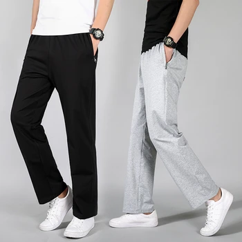 

2020 New Spring Jogger Pants Men Cotton Patchwork Sweatpants Fitted Sweat Pants Active Casual Trousers Track Pant