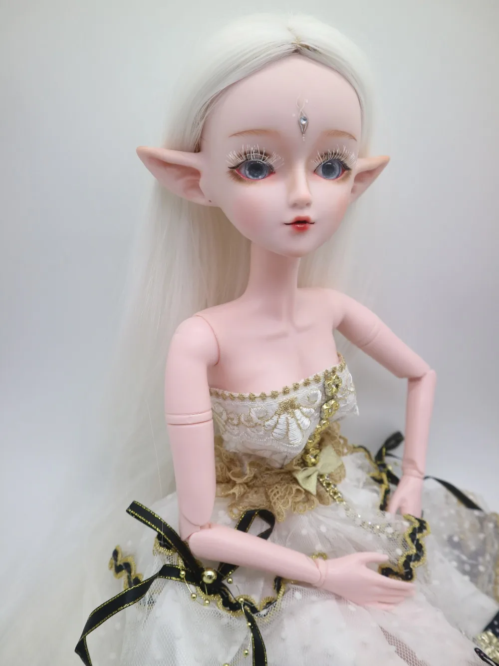 Индивидуальные BJD куклы эльф кукла DIY пластиковая кукла 24 шарнира шарнирная кукла 58 см