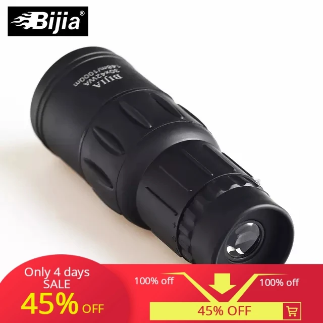 Bijia 30x42 телескоп высокой мощности двойной фокус монокулярный оптический Монокуляр Spyglass HD зрительные прицелы профессиональный телескоп инструменты