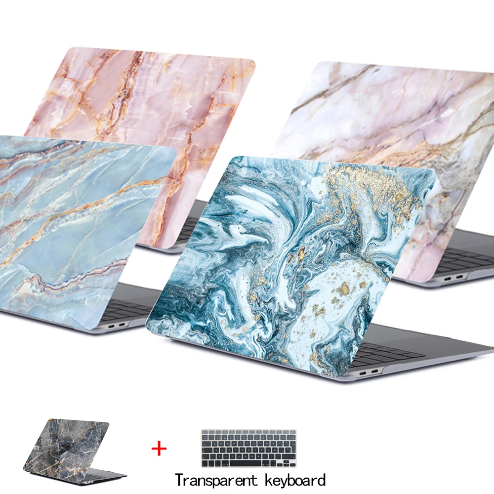 Цена Мраморный чехол для ноутбука APPle MacBook Pro Air retina 11 12 13 15 Mac Book 15,4 13,3 дюймов Сенсорная панель оболочка рукав + крышка клавиатуры