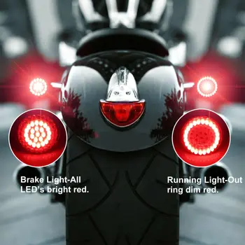 

Front&Rear Turn Signal Light Bullet DC12V + Cover For Harley Motorcycle