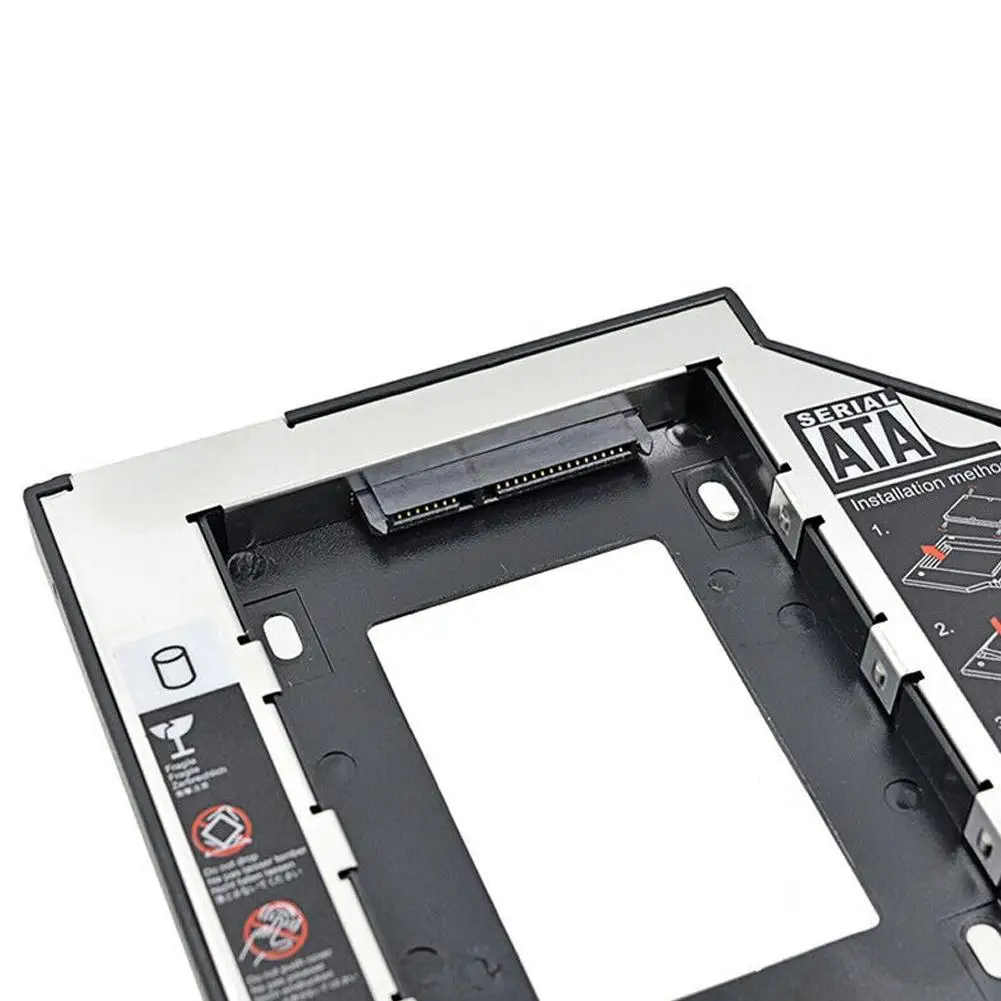 2nd HDD Caddy 9,5 мм SATA на SATA 3,0 для 2," 2 ТБ SSD Корпус HDD жесткий диск Корпус для ноутбука нечетный DVD-ROM Оптический отсек