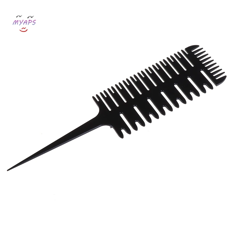 Big Tooth Comb Hair Dyeing Tool Highlighting Comb Brush Salon Pro Fish Bone Design Hair Dyeing Sectioning hair dyeing comb