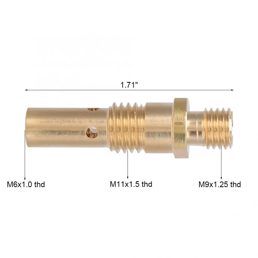 5 шт. газовый диффузор MIG сварочный газовый диффузор 35-50 для Tweco Mini/#1 100L