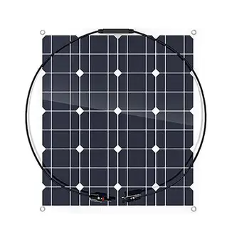 

50W Portable Solar Panel USB 18V, Silicon Solar Panel, with Frame, with Car Charger, for Camping and Outdoor Activities