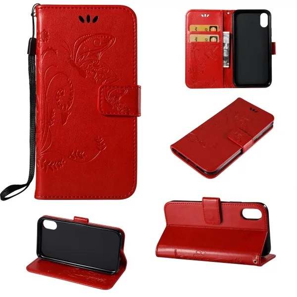 

Leather Case For Huawei Mate 20 Pro 10 Lite Butterfly Flower Flip Book Case For Huawei Mate 20 Lite Chain Wallet Card Cover