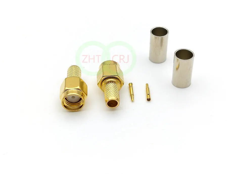 Прямой обжимной разъем SMA для соединительного адаптера RG58 Новинка|Соединители| |