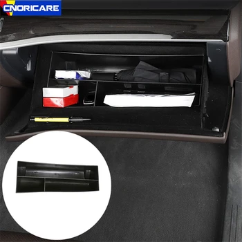 

Car Styling Copilot Glove Box Storage Box Black For Mercedes Benz GLE W167 2020 Auto Interior Organizer Accessories
