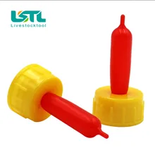 12 шт., соска из овечьей Коза ягёнок, соска для молока, Соска из мягкой резины, соска для сиротского ягненка, щенок, шприц для теленка, бутылка-Колка