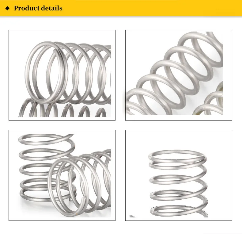 10PCS 1.5mm Wire Diameter OD14 15 16 17 18 20 22 25 Y-type Rotor Return Compression Pressure Spring 15-100mm 304 Stainless Steel