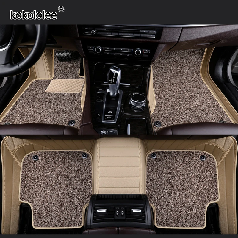 Custom car floor mats for peugeot RCZ 307 sw 308 607 206 207 301 407