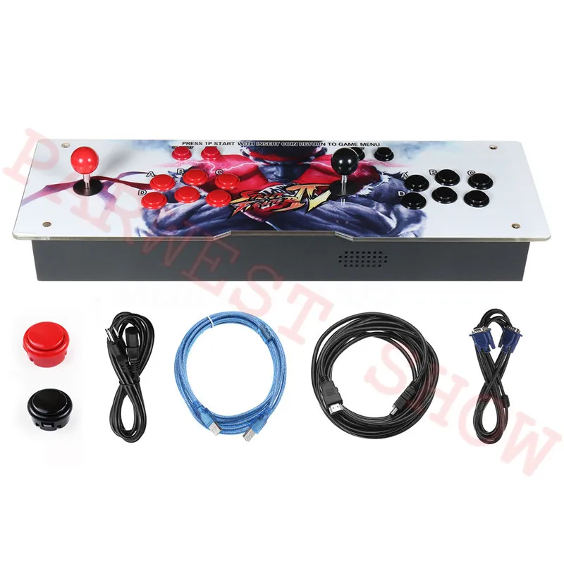 A MODEL Pandora Box 9d 2500 В 1 игровая печатная плата аркадная игровая консоль 2500 игр с джойстиком Sanwa для 2 игроков домашняя Боевая машина - Цвет: A MODEL