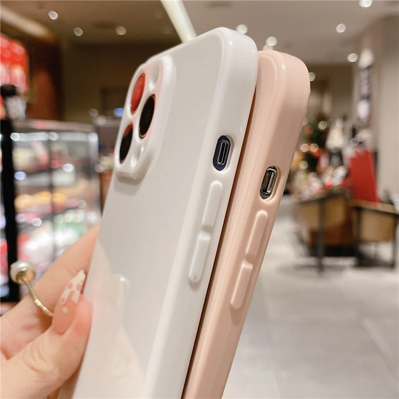 Sweet stripe checkerboard lucky Love art lens Phone Case For iPhone 14 13 11  12 Pro Max Xr Xs Max X 7 8 14 Plus case Cute Cover - AliExpress