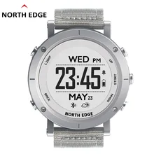 North Edge 5ATM Дайвинг платные gps Триатлон Спорт Смарт цифровые часы Открытый Рыбалка компас термометр альпинистские часы
