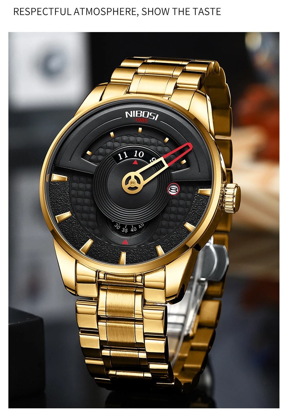 Quartz & Stainless Watch 2509 Nibosi