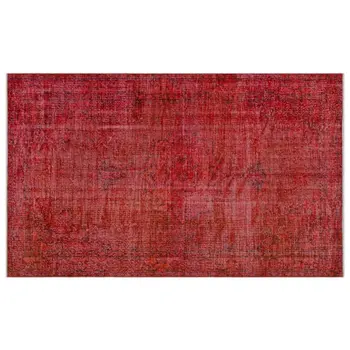 

Handmade Orange Vintage Overdyed Turkish Area Rug 157x260 Cm-5'2''X8'6''