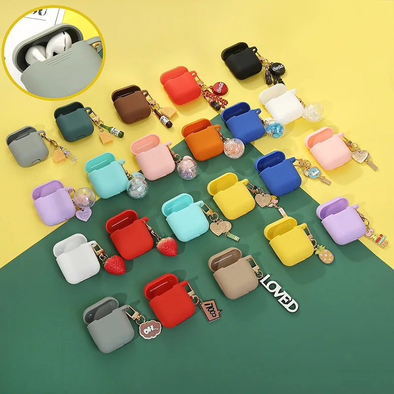 2019 милые части брелок Bluetooth гарнитура Набор для Apple аксессуары airpods милый
