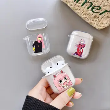 

Japan DARLING in the FRANXX Anime Case for Airpods 2 1 Earphone Cover for Airpods Pro Soft Clear TPU Cute Earphone Fundas Coque