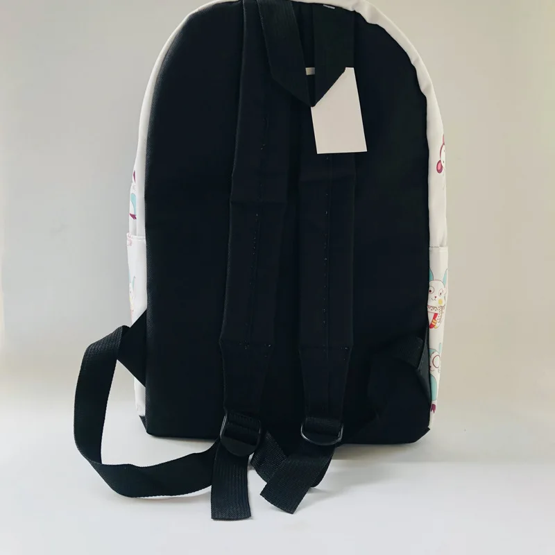 13*25*36cmcute печати мультфильм холщовый рюкзак дорожный плюш сумка в виде котенка