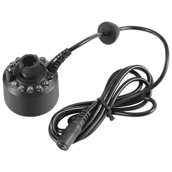 

12 LED Ultrasonic Mist Maker Garden WatAquarium Fogger Sprayers For Fish Tank Fountain Atomizer Humidifier Mist Tools UK Plug