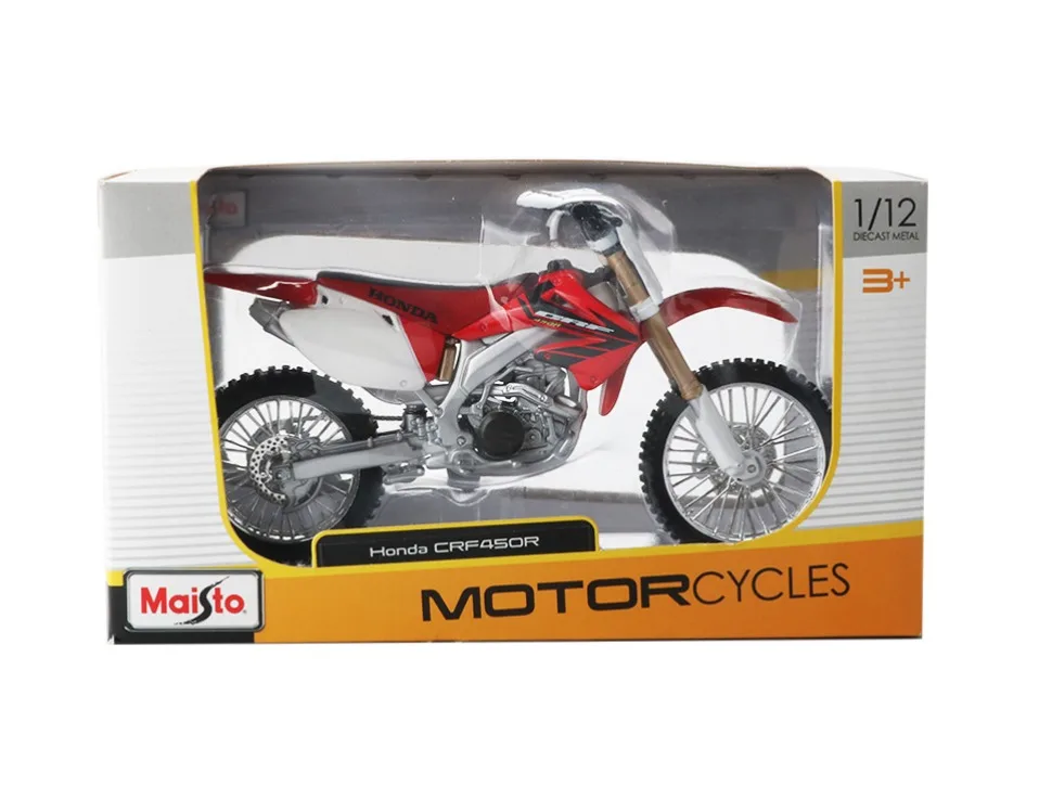 Maisto 1:12 модель мотоцикла из сплава игрушки Моделирование CRF 450R Off Road Мотоцикл коллекция моделек творческие игрушки для детей игрушки